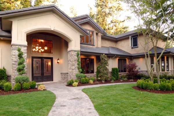 Home Insurance - Family Home with Inviting Front Walk